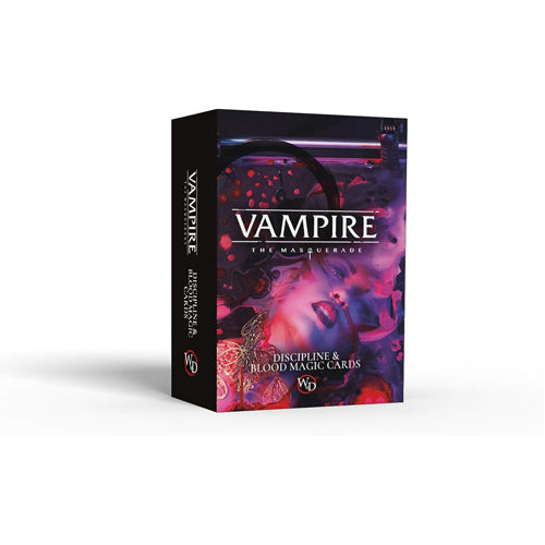 *A Grade* Discipline and Blood Magic Cards: Vampire: The Masquerade 5th Edition RPG