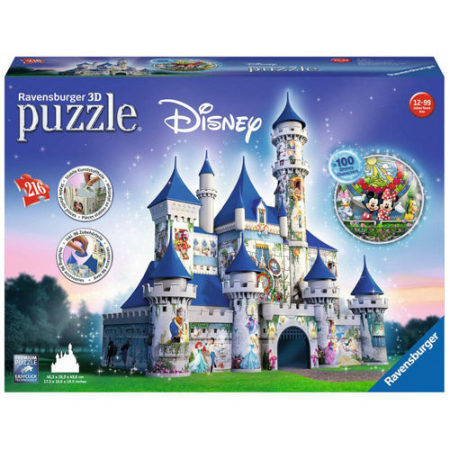 Disney Castle 3D Puzzle, 216pcs