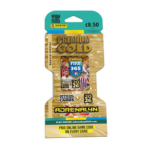 FIFA 365 2025/26 Adrenalyn XL Trading Card Collection - Premium Gold Pack
