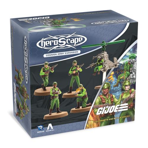 G.I. JOE Heroscape: Greenshirts and Battle Copter Army Expansion