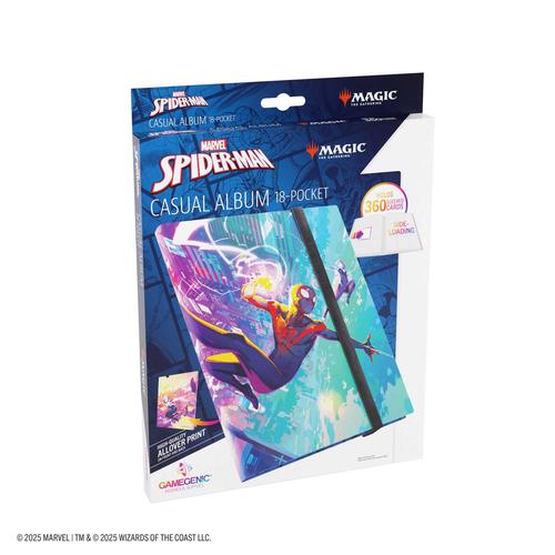 Gamegenic MTG: Marvel's Spider-Man 18-Pocket Album- Spider-Man/Spider-Gwen