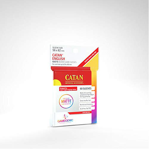 Gamegenic Matte Catan- Sized Sleeves 56 x 82 mm (50 ct.)