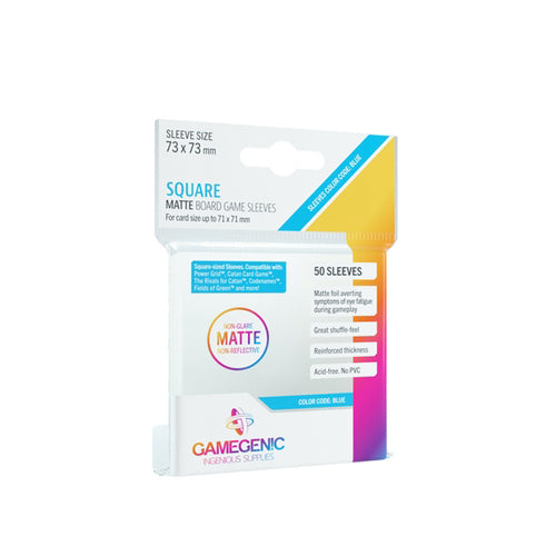 Gamegenic Matte Square- Sized Sleeves 73 x 73 mm (50 ct.)