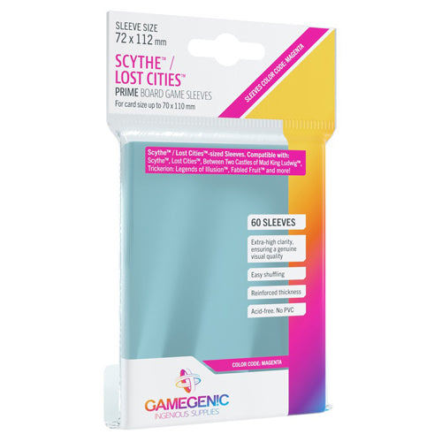 Gamegenic Prime Scythe/Lost Cities Sleeves 72 x 112 mm (60 ct.)