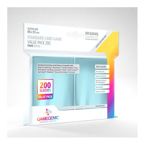 Gamegenic Value Pack Standard Sleeves (200 ct.)
