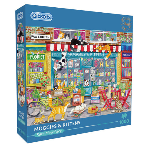 Gibsons: Moggies & Kittens Puzzle (1000 Pieces)