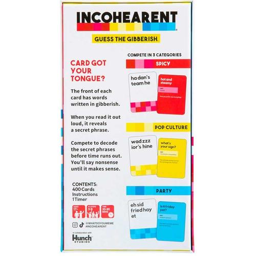 Incohearent - The Spicier Edition