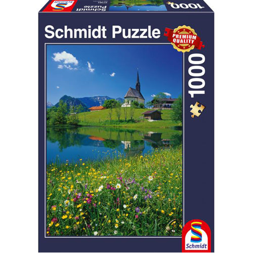 Inzell, Einsiedlhof and St. Nicholas Church Puzzle - 1000 Pieces