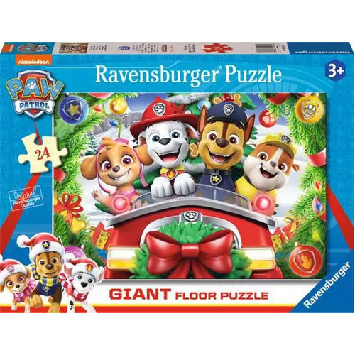 Paw Patrol Christmas Giant Floor Puzzle, 24pc