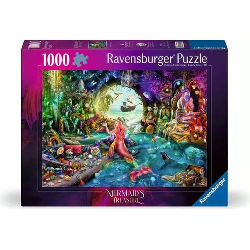 Ravensburger Mermaids Treasure 1000 Piece Jigsaw Puzzle