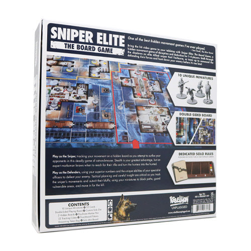 Sniper Elite: The Board Game Back