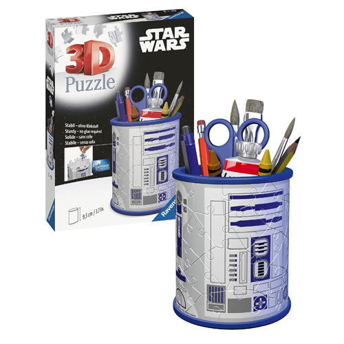 Star Wars R2D2 Pencil Holder 3D Puzzle, 54pc