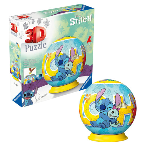 Stitch 3D Puzzle Ball Puzzle - 72 Pieces