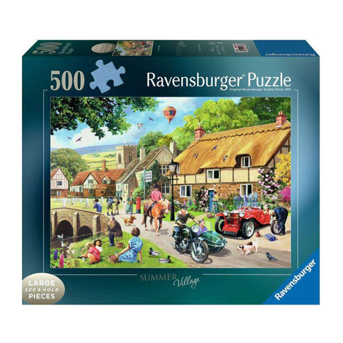 Summer Village Puzzle - 500 Pieces Large Format