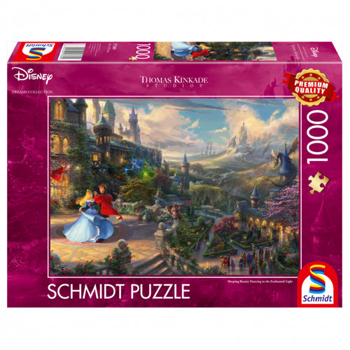 Thomas Kinkade: Disney Sleeping Beauty Dancing in the Enchanted Light (1000pc)