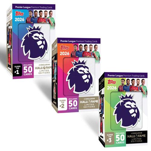 Topps Premier League 2025/26 Super Tin (Hall of Fame Series) - 3 Set