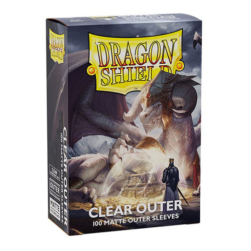UNIT Dragon Shield Clear Outer Sleeves - Matte Standard Size (100)