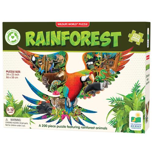 Wildlife World Rainforest (200 Pieces)