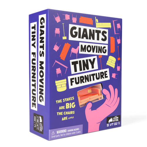 Giants Moving Tiny Furniture