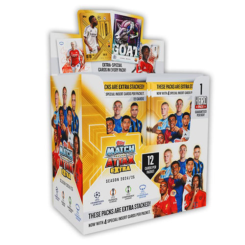 Match Attax Extra 2025 - Card Packet Display