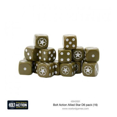Allied Star D6 Dice (16)